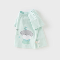 Dave&Bella Toddler Girls/Boys Summer Multi-color&print Casual T-shirts Tops