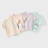 Dave&Bella Toddler Girls/Boys Summer Multi-color&print Casual T-shirts Tops
