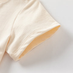 Dave&Bella Toddler Girls/Boys Summer Multi-color&print Casual T-shirts Tops