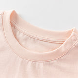 Dave&Bella Toddler Girls/Boys Summer Multi-color&print Casual T-shirts Tops