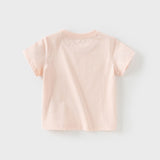 Dave&Bella Toddler Girls/Boys Summer Multi-color&print Casual T-shirts Tops