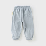 Dave&Bella Toddler Girls/Boys Summer Adjustable-waistband Loose Casual Pants