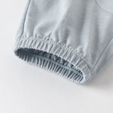 Dave&Bella Toddler Girls/Boys Summer Adjustable-waistband Loose Casual Pants
