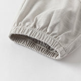 Dave&Bella Toddler Girls/Boys Summer Adjustable-waistband Loose Casual Pants
