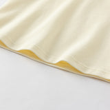 Dave&Bella Kids Girls Summer Yellow College Style T-shirt Skirt Sets
