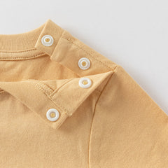 Dave&Bella Toddler Boys Summer Cute Print Daily T-shirt Pants Set