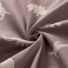 Dave&Bella Toddler Boys Summer Cute Print Daily T-shirt Pants Set