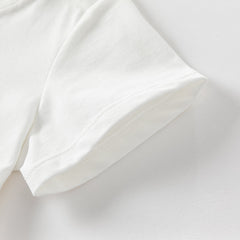 Dave&Bella Toddler Boys Summer Cute Dinosaur/Tiger Print Soft T-shirts Tops