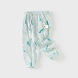 Dave&Bella Toddler Boys Summer Animal Print Anti-mosquito Pants