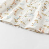 Dave&Bella Toddler Boys Summer Playful Print Casual Shirts Tops