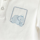 Dave&Bella Toddler Boys Summer College Formal Cotton Beige Polo T-shirts