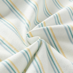 Dave&Bella Boys Summer Cotton Green Striped T-shirt Short Pant Set