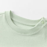 Dave&Bella Toddler Boys Summer Green/White Short Sleeve Cute Print Holiday T-shits Tops