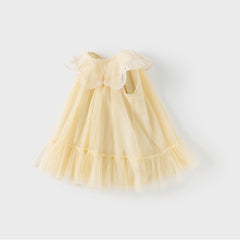 Dave&Bella Girls Summer Sleeveless Champagne Mesh Dress