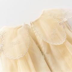 Dave&Bella Girls Summer Sleeveless Champagne Mesh Dress