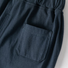 Dave&Bella Boys Summer Cotton Polo T-shirt Five-Point Short Pant Set