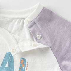 Dave&Bella Toddler Boys Summer Cotton Casual White T-shirt Short Outfit Sets