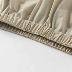 Dave&Bella Kids Boys Summer Versatile Khaki/Purple Loose Lightweight Pants