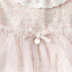 Dave&Bella Baby Girls Summer Cotton Floral Print Jumpsuit Romper
