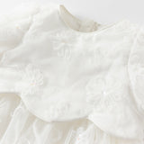 Dave&Bella Girls Summer White Princess Party Dress