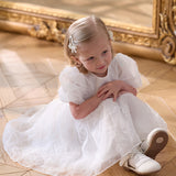 Dave&Bella Girls Summer White Princess Party Dress