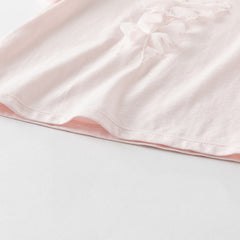 Dave&Bella Girls Summer Cotton Sweet Candy Pink T-shirt Short Pant Set