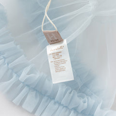 Dave&Bella Toddler Girls Summer Elegant Blue Butterfly Mesh Sleeveless Dress