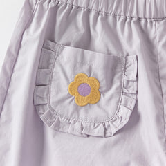 Dave&Bella Girls Summer Pure Cotton Pink Sleeveless T-shirt Top Lace Pant Set