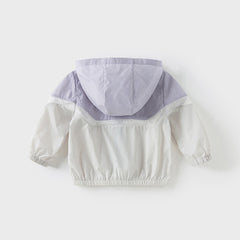 Dave&Bella Boys/Girls Summer Misty Purple UV Protective Hooded Jacket