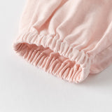 Dave&Bella Toddler Girls/Boys Summer Casual Pink/Light Khaki Drawstring Pants