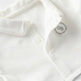 Dave&Bella Baby Boys Summer Beige Soft Cotton Indoor Rompers