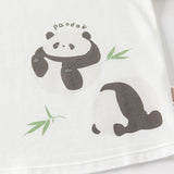 Dave&Bella Toddler Girls/Boys Summer Playful Multi-Print T-shirts Tops