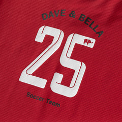 Dave&Bella Boys Summer Sports Red T-shirt White Short Set