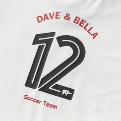 Dave&Bella Boys Summer Sports Red T-shirt White Short Set