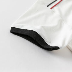 Dave&Bella Boys Summer Sports Red T-shirt White Short Set