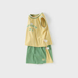 Dave&Bella Toddler Boys Summer Tank Sports Two-Piece Sets