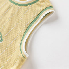 Dave&Bella Boys Summer Vest Sports Two-Piece Set
