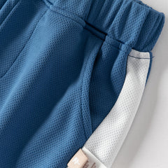 Dave&Bella Boys Summer Vest Sports Two-Piece Set