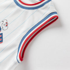 Dave&Bella Boys Summer Vest Sports Two-Piece Set