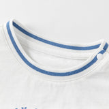 Dave&Bella Toddler Boys Summer Ice Blue/Yellow Breathable Cotton T-shirt Tops