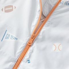 Dave&Bella Toddler Boys Summer Grey Blue Outdoor UV-protection Sunscreen Jackets