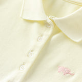 Dave&Bella Toddler Girls Summer Outdoor Cute Polo-collar A-line Dress