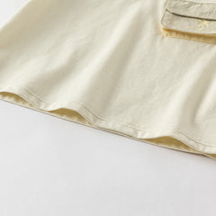 Dave&Bella Kids Boys Summer Light Grey Green Casual T-shirt Pant Sets