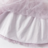 Dave&Bella Toddler Girls Summer Purple  Butterfly Mesh Sleeveless Party Dress