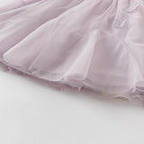 Dave&Bella Toddler Girls Summer Purple  Butterfly Mesh Sleeveless Party Dress