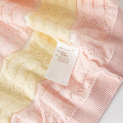 Dave&Bella Kids Girls Summer Adorable Yellow Pink Striped Comfortable Cotton Cardigans