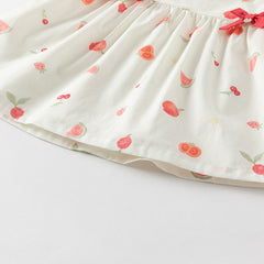 Dave&Bella Girls Summer Cotton Fruit Print T-shirt Short Pant Set