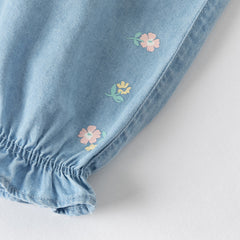 Dave&Bella Girls Summer Denim Blue Jeans Pants