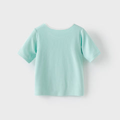 Dave&Bella Toddler Girls/Boys Summer Multi-color Short Sleeve Comfortable Pajamas