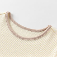 Dave&Bella Toddler Girls/Boys Summer Multi-color Short Sleeve Comfortable Pajamas